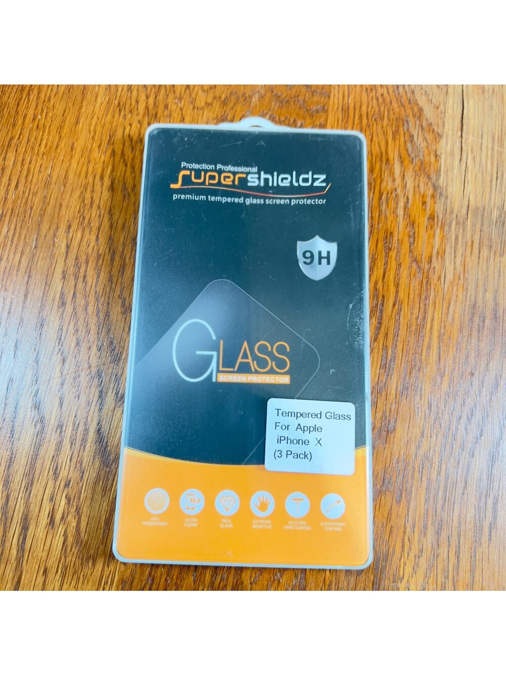 Super Shieldz One(1) Tempered Glass Screen Protector for Apple iPhone X